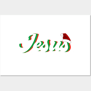 Jesus the reason for the season, Christmas design Posters and Art